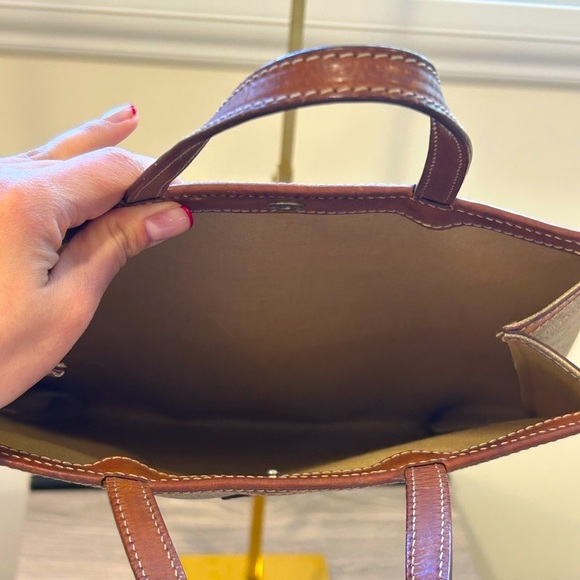 Celine Beige Macadam small tote - Picture 4 of 10